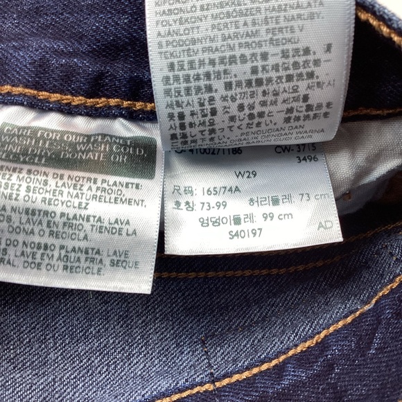 Free People // Levi’s 501 Cutoff Denim Shorts Blue - Picture 10 of 12